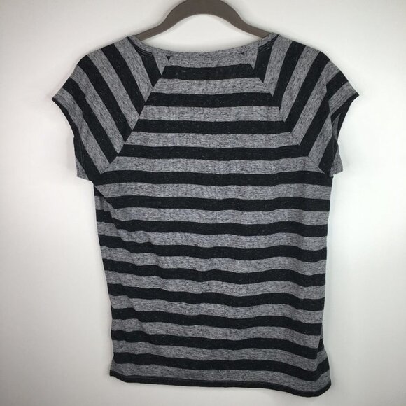 Victoria’s Secret Black/gray striped top - Picture 6 of 6